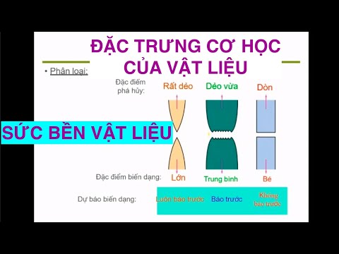 Đặc trung cơ học của vật liệu, sức bền vật liệu - youtube