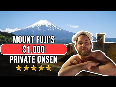 Inside Japan's $1,000 Ryokan in Kawaguchiko with PRIVATE Hot Spring | Mount Fuji!
