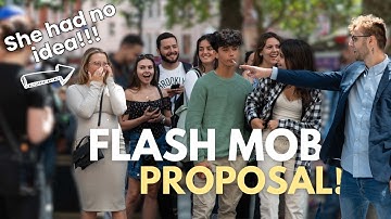 Sweetest Flash Mob Proposal... Pregnant Girlfriend had NO IDEA!!! ☀️🥹