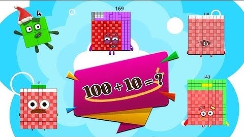 NUMBERBLOCKS QUIZ VIND DE SOM VAN KLEINE EN GROTE GETALLEN | LEER TELLEN @Educationalcorner110