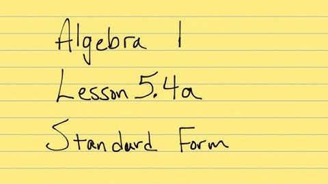 Lesson 5.4a