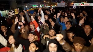 Nba finals: fans in downtown toronto watch and celebrate raptors first
title