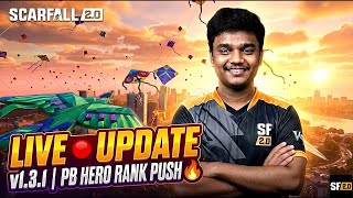ScarFall 2.0 LIVE 🔥 Samrat Hard Lobby | New Update Discussion 🥶 Facecam