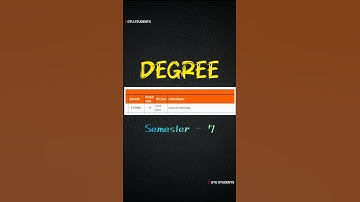 2 Weeks Internship Related Important Video for Degree SEM 7 GTU Students