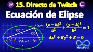 15. Ecuación de la Elipse, EXPLICACIÓN COMPLETA