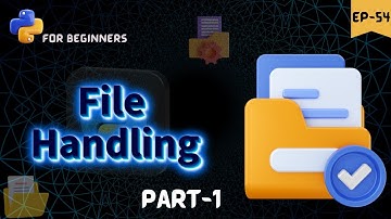 Introduction To file Handling 📂 || python for beginners