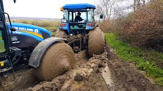 Newholland Td110Lar Çamurda