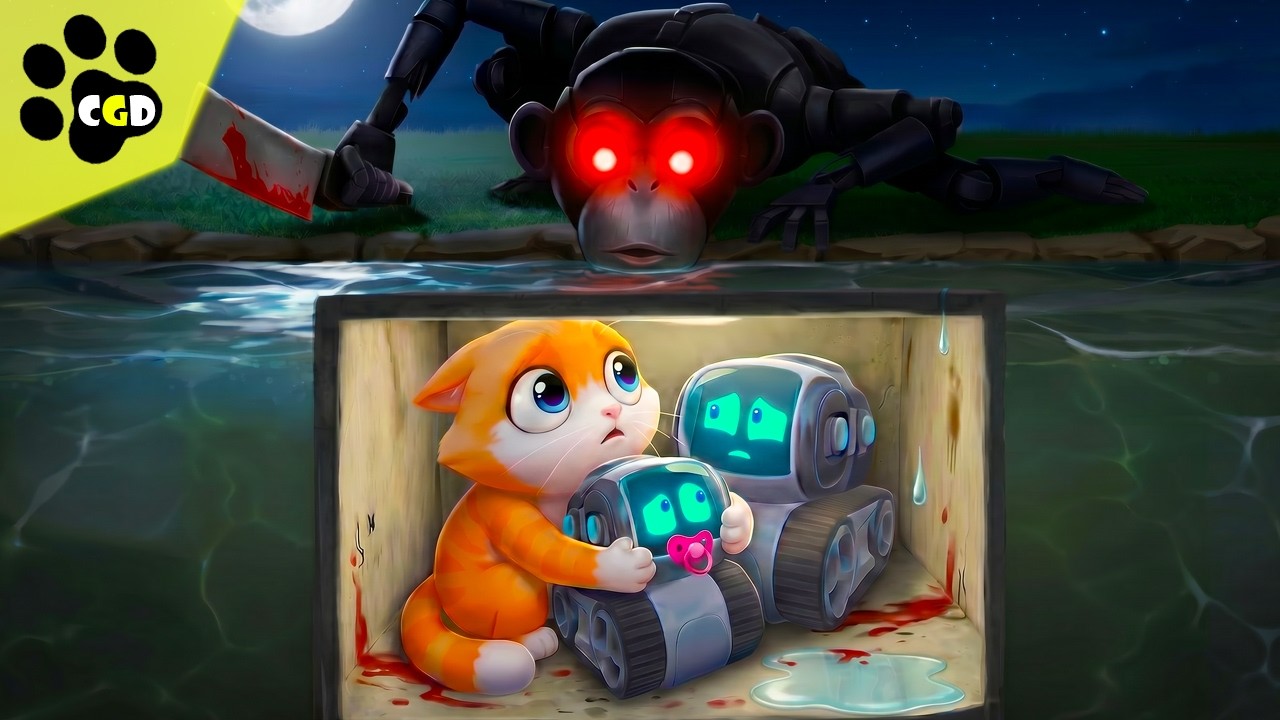 Building A UNDERWATER BUNKER To SAVE BABY SPARKY From The STALKER! - I Am Cat