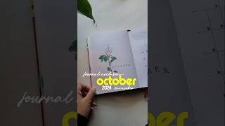✨️ journal archive- OCTOBER #planwithme #plannerinspiration #bulletjournal #FlipThrough #productive