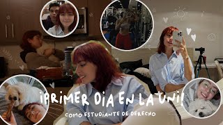 VLOG| ¡PRIMER DÍA EN LA UNIVERSIDAD COMO ESTUDIANTE DE DERECHO!