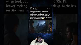 During the filming of Dungeons & Dragons Honor Among Thieves (2023), Justice Smith wasn't ready