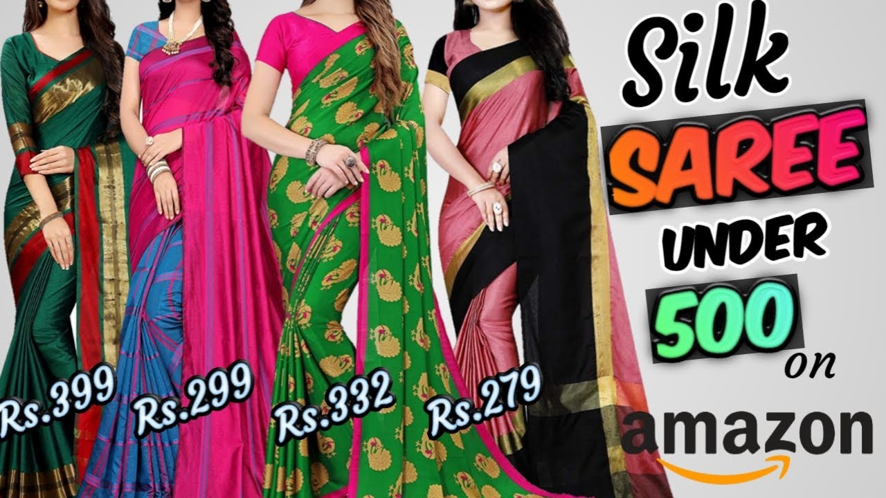 Latest Silk Saree Designs 2020 | New Saree Design 2020 | Saree Under 500 | Silk Saree
