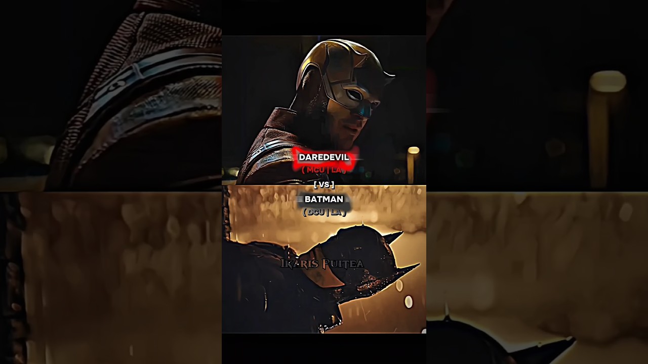 MCU Daredevil vs DCU Batman 