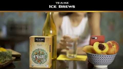 TE-A-ME Peach Ice Brew: Make Water Interesting