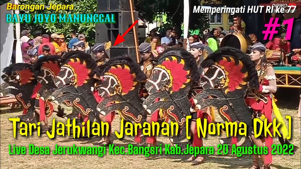 Tari Jathilan Jaranan bersama Norma dkk - Barongan Jepara BJM Bondo - Live in Jerukwangi Bangsri