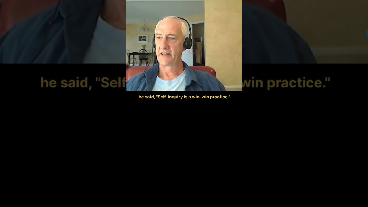 David Godman - Self-Inquiry is a Win Win - Buddha at the Gas Pump Short