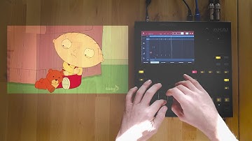 Akai Mpc One Finger Drumming + sync visual / HipHop Lofi Jam Live Boombap Instrumental/ Kick & Slaps