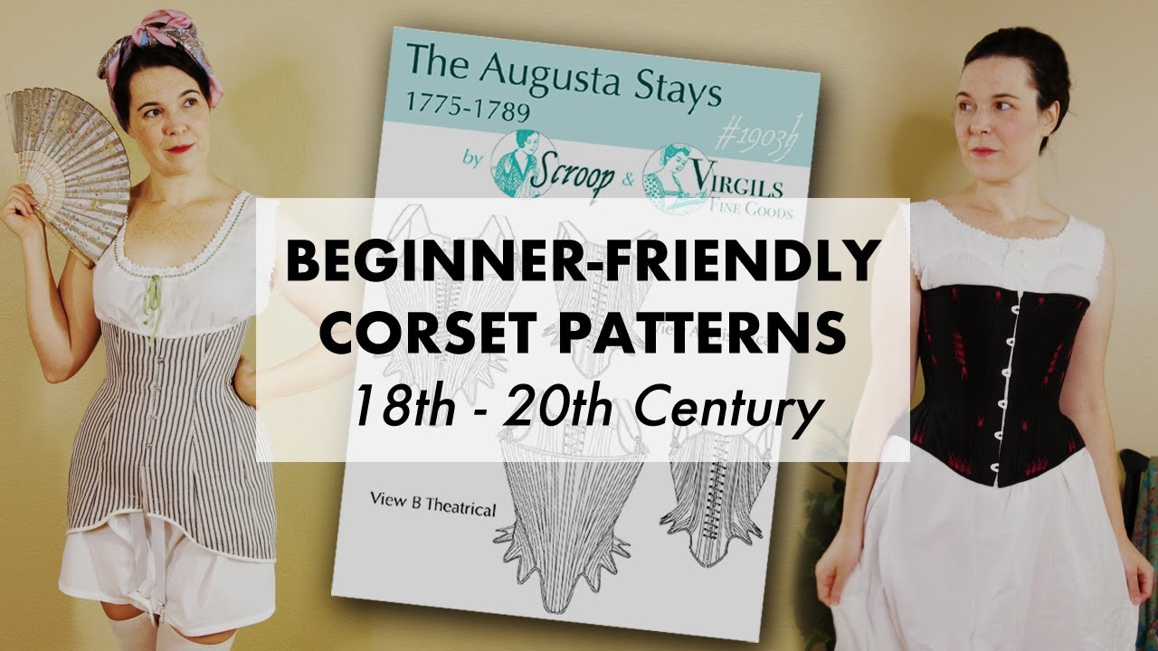 Instructions for Regency Corset Pattern 1800 -1820