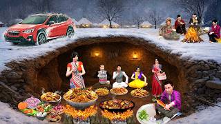 -30°C Freezing Winter Snow Storm Under Mud House Hindi Kahaniya