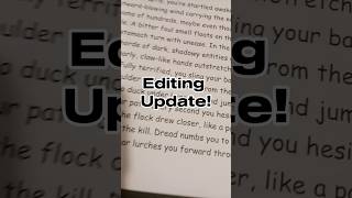 Editing Update for OUAT! #newbook #novella #author #writing #capcut #edits