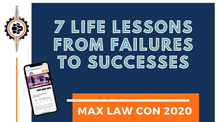 "7 Life Lessons from Failures to Successes" by Chr...