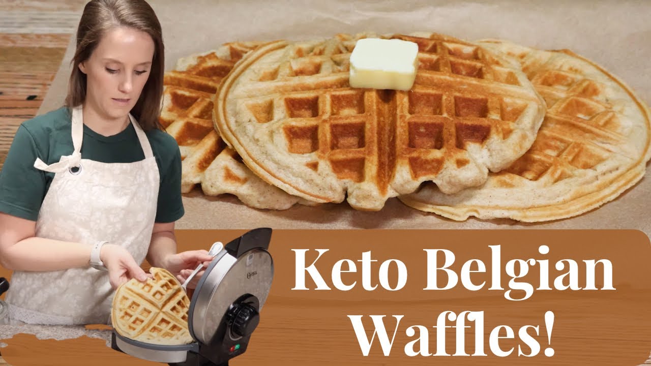 Keto Belgian Waffles! By Victoria's Keto Kitchen! YouTube