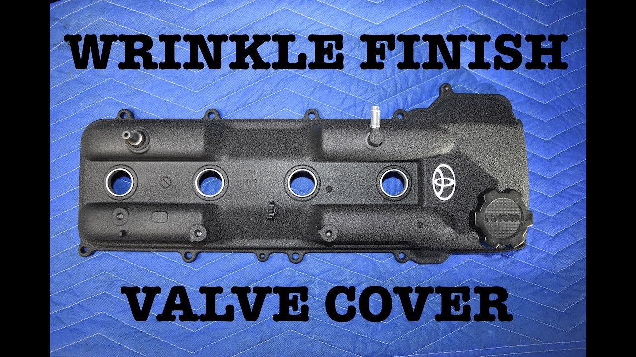 How to Wrinkle Paint Your Valve Cover DIY YouTube