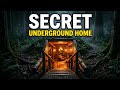 Built a Secret Underground Home in the Forest | Luxury Off-Grid Bunker Tour