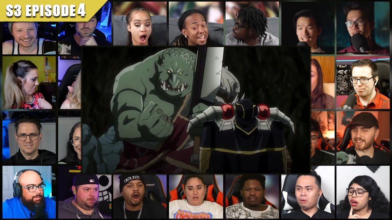 [Full Episode] Overlord Season 3 Episode 4 Reaction Mashup | オーバーロード
