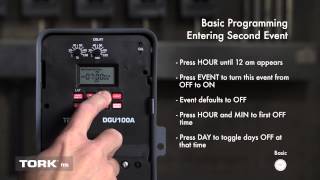 Famous Tork DGU100A Y Basic Programming Profile