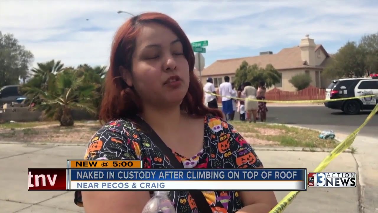 Naked man taken into custody after refusing to come down from roof ...
