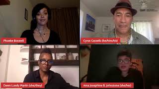 Phoebe Boswell, Cyrus Cassells, & Ama Josephine B. Johnstone in Creative Conversation