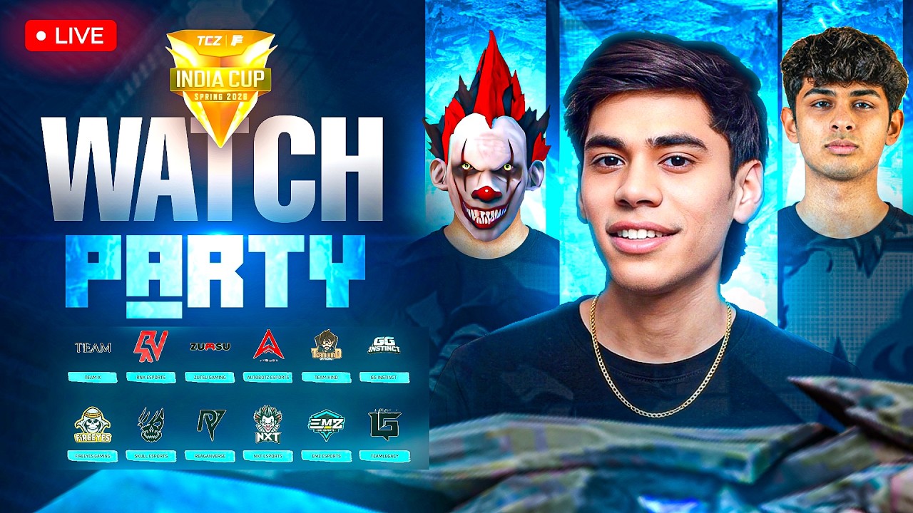 🔴[Live] Watch Party is Back👽TEZ FFMIC SPRING GRP-B🔥TH vs ZUTSU vs TEAM X vs GGI vs FG vs RNX !!
