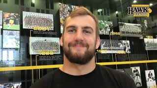 Nate Wieting feelng healthy, sharp entering his final year at Iowa
