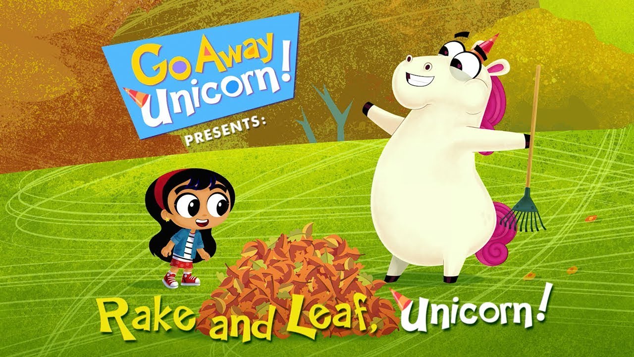 Rake and Leaf, Unicorn! | Go Away Unicorn! | Disney Channel - YouTube