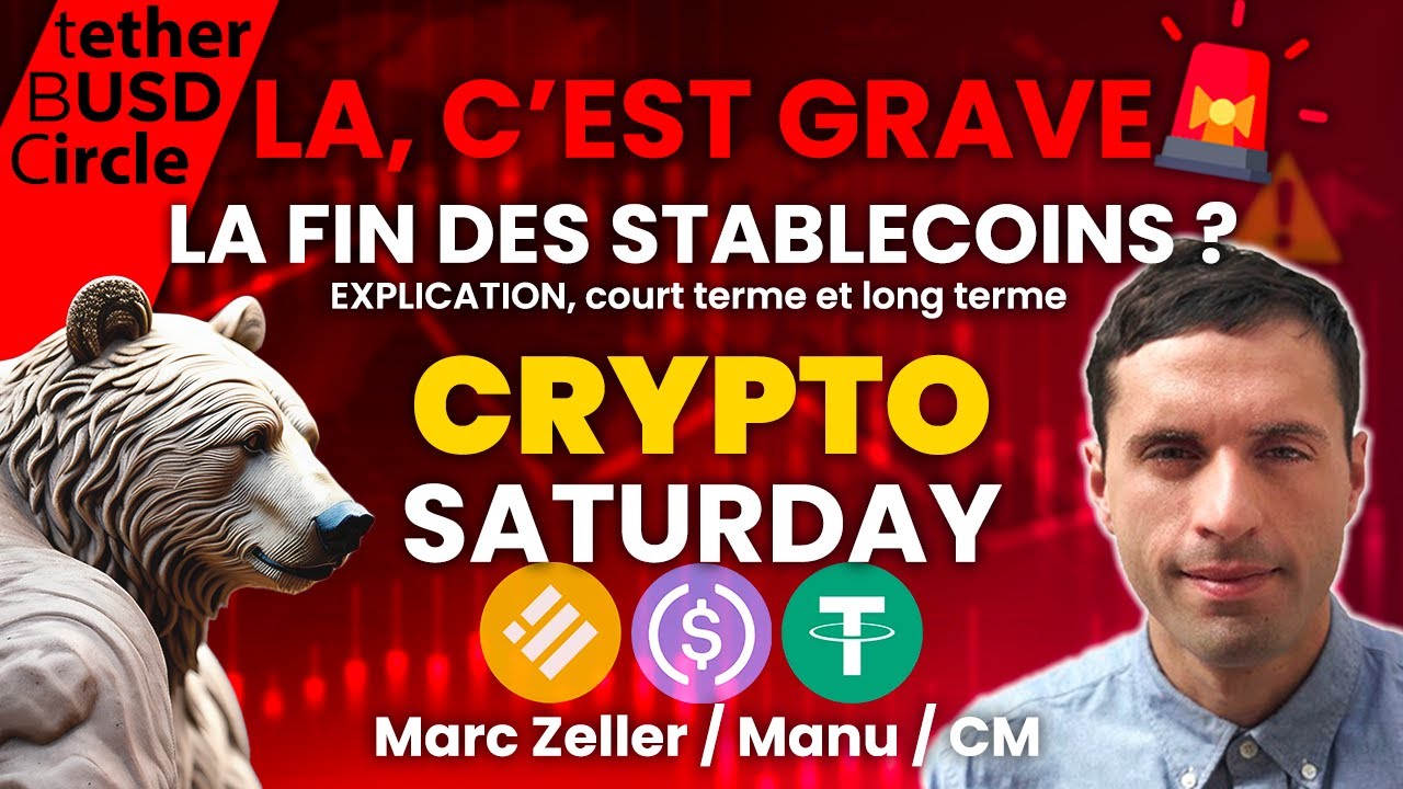 BITCOIN CRYPTO la FIN des STABLECOINS ? USDC DEPEG / CIRCLE / SILICON  VALLEY BANK 🚨