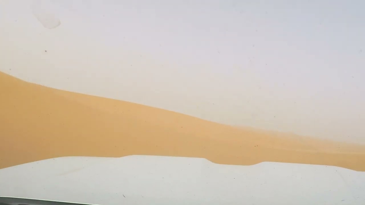 Driving in the ad-Dahna Desert