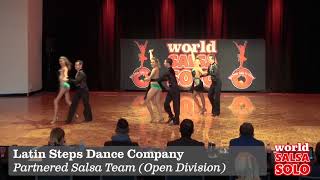 Latin Steps Dance Company  Partnered Salsa Team Open, WSS 2017