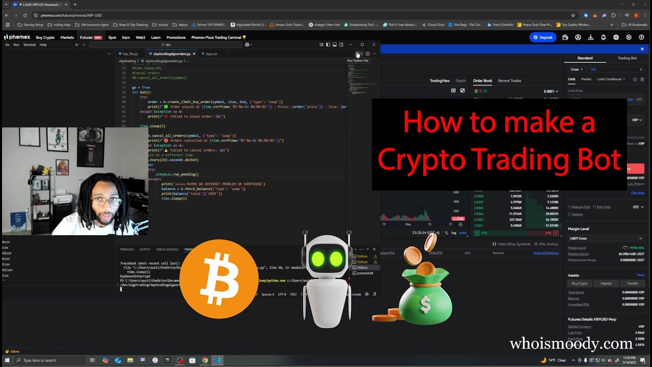 How to make a Crypto Trading Bot using Python - YouTube