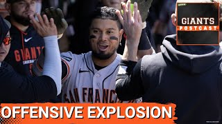 GIANTS POSTCAST: Giants Offense EXPLODES for 10 Runs, Take Series Over Athletics screenshot 4