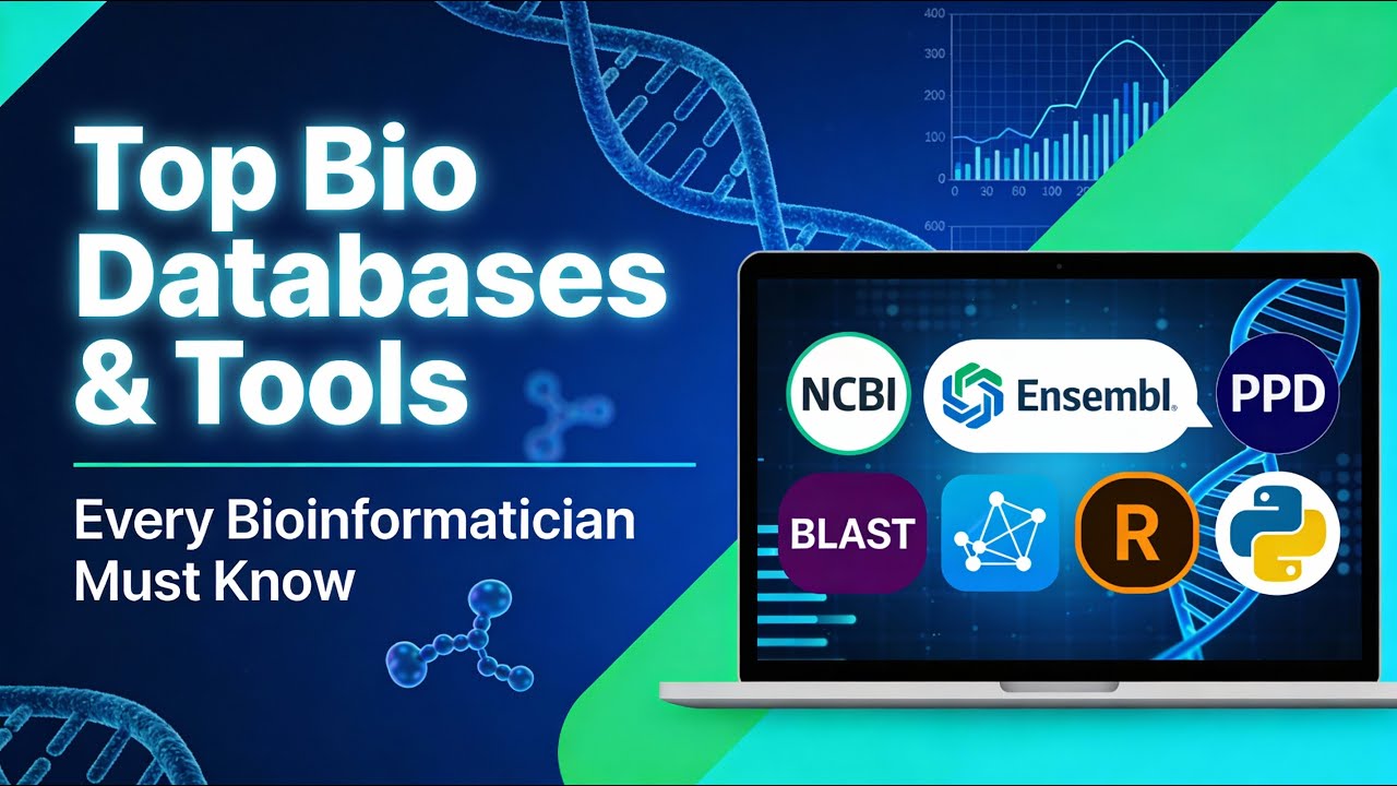 "Essential Bioinformatics Tools & Databases!"@biosniffbiotech - YouTube
