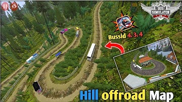 Hill Map Mod | Hill offroad Map | Bussid 4.4 Mod #hillmapmod #hilloffroad #hillmodmap