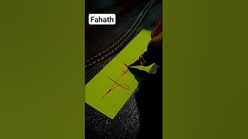 Signature style of letter F | Signature ideas #calligraphy #signature #signaturestyle #shorts