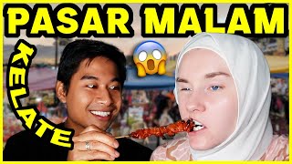 MEK LANA EXPLORES NIGHT MARKET IN KELANTAN 😱 PART 4 🇲🇾