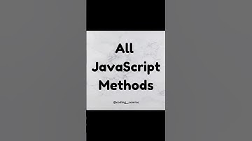MASTERING ALL JavaScript Methods in 2024! #feedshorts #coding #javascriptdev #python #webdevelopment