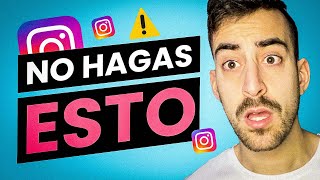 ⚠5 Errores que Cometes en Instagram y Por Eso NO CRECES 2024