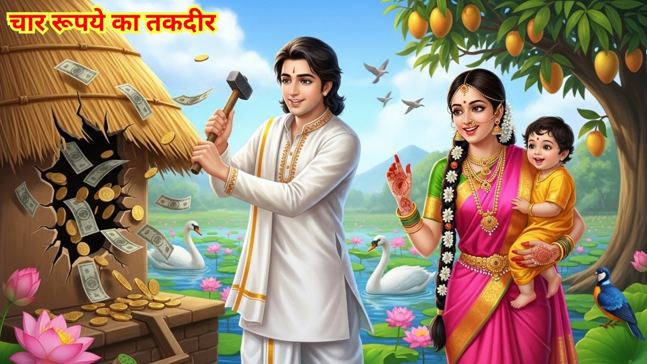चार रूपये का तकदीर | Char rupaye ki taqdeer moral story | Hindi Kahaniya| @storylitehindi