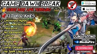 GAME RPG OFFLINE DAWN BREAK TERBARU UNLOCK SEMUA ITEM screenshot 5