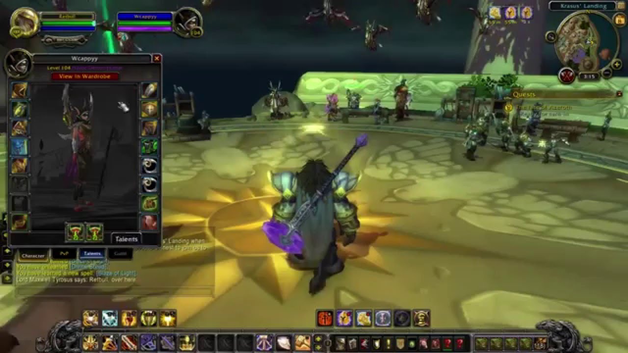 Dunn Plays! World of Warcraft: Legion Alpha - The Retribution Paladin