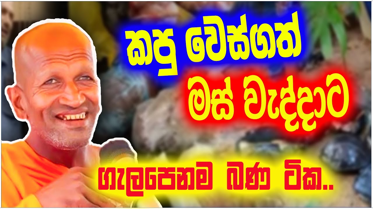 කපු වෙස් ගත් මස් වැද්දාට ගැලපෙනම බණ ටිකක් | කාගම සිරිනන්ද හිමි  | Kagama Sirinanda Thero 2025